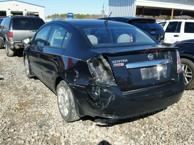 3N1AB6AP4BL613762 - 2011 NISSAN SENTRA 2.0 BLACK photo 3