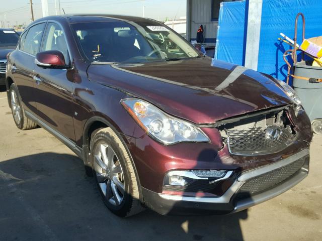 JN1BJ0RP4HM383325 - 2017 INFINITI QX50 BURGUNDY photo 1