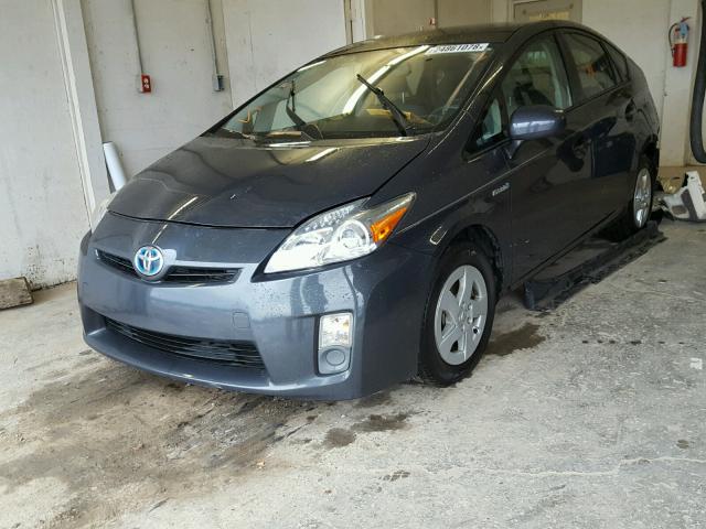 JTDKN3DU0A0126711 - 2010 TOYOTA PRIUS GRAY photo 2