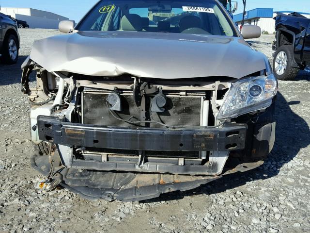 4T1BE46K27U571269 - 2007 TOYOTA CAMRY GOLD photo 9