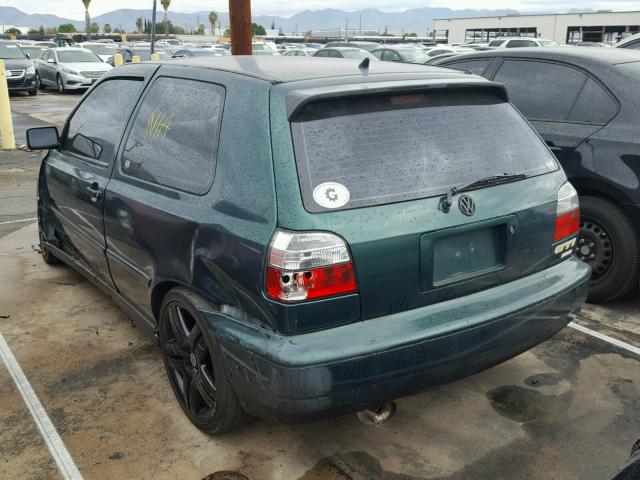 3VWHD81HXVM056569 - 1997 VOLKSWAGEN GTI VR6 GREEN photo 3