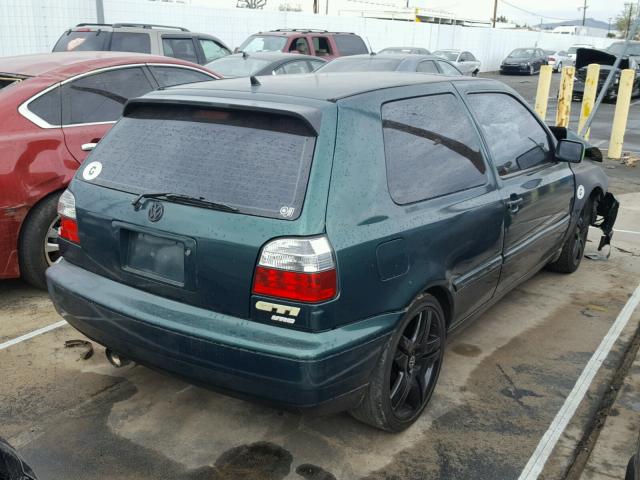 3VWHD81HXVM056569 - 1997 VOLKSWAGEN GTI VR6 GREEN photo 4