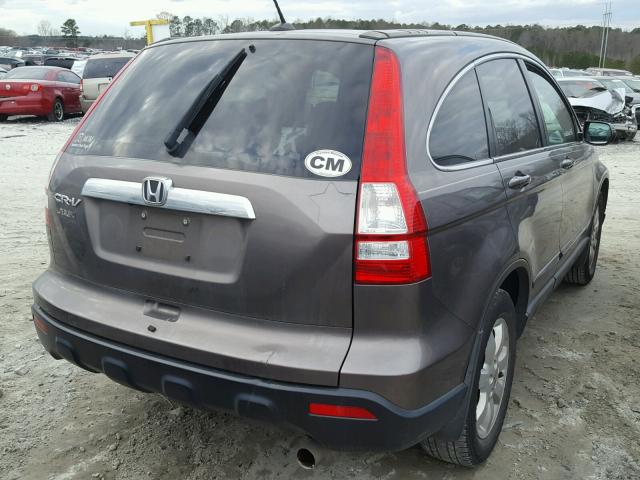 5J6RE38799L011886 - 2009 HONDA CR-V EXL BROWN photo 4