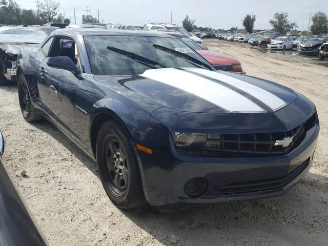 2G1FA1E38C9152059 - 2012 CHEVROLET CAMARO LS BLUE photo 1