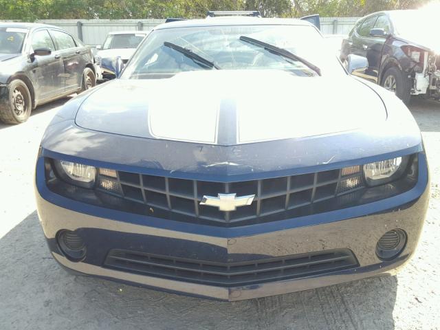 2G1FA1E38C9152059 - 2012 CHEVROLET CAMARO LS BLUE photo 10