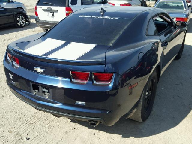 2G1FA1E38C9152059 - 2012 CHEVROLET CAMARO LS BLUE photo 4