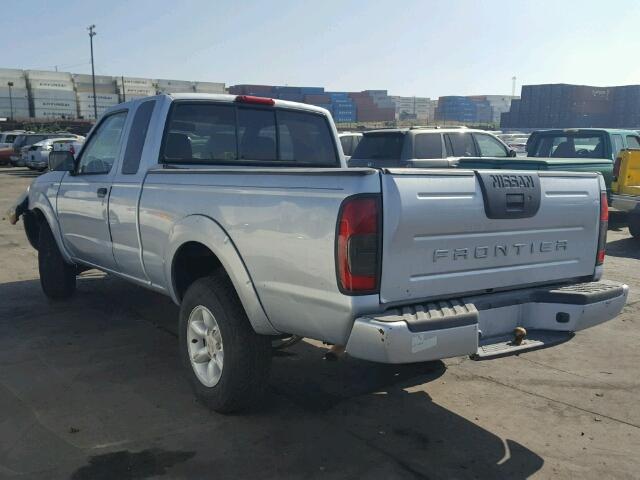 1N6DD26S51C353955 - 2001 NISSAN FRONTIER K SILVER photo 3