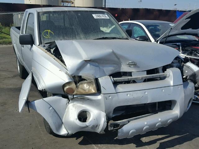 1N6DD26S51C353955 - 2001 NISSAN FRONTIER K SILVER photo 9