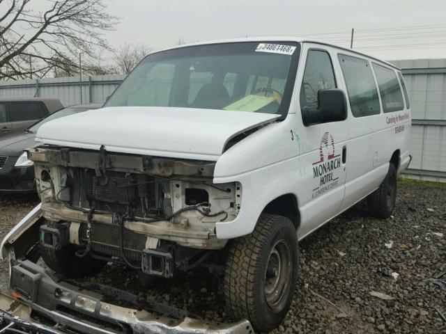 1FBSS31L47DB09680 - 2007 FORD ECONOLINE WHITE photo 2