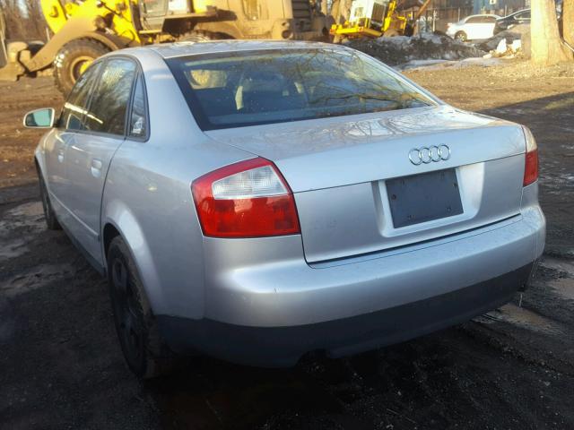 WAULC68E82A307997 - 2002 AUDI A4 1.8T QU GRAY photo 3