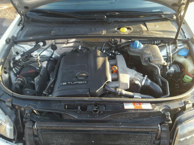 WAULC68E82A307997 - 2002 AUDI A4 1.8T QU GRAY photo 7