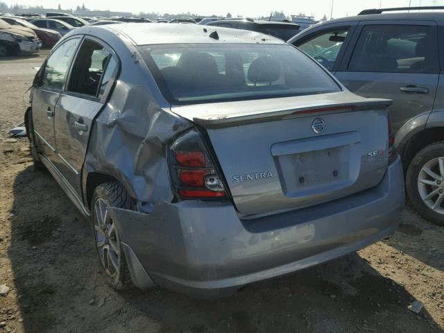 3N1BB61EX8L664355 - 2008 NISSAN SENTRA SE- CHARCOAL photo 3