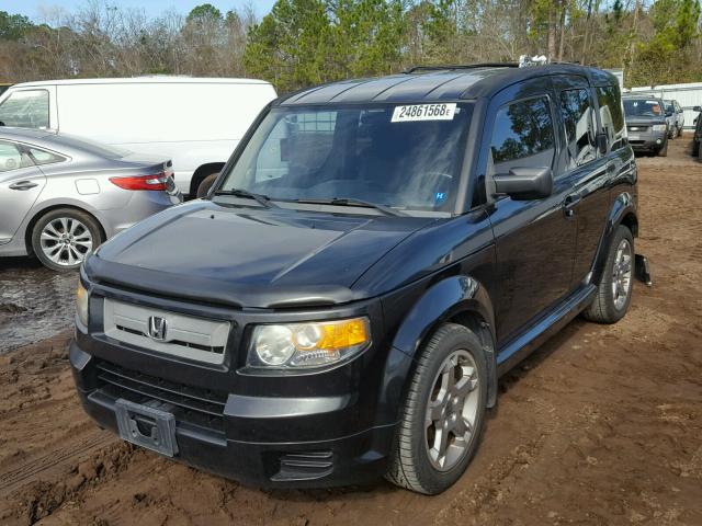 5J6YH18947L014670 - 2007 HONDA ELEMENT SC BLACK photo 2