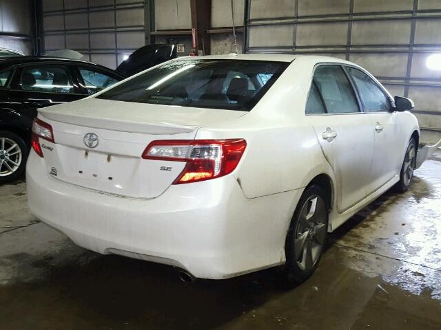 4T1BF1FK6CU629342 - 2012 TOYOTA CAMRY BASE WHITE photo 4