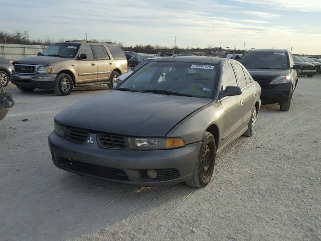 4A3AA46G53E199256 - 2003 MITSUBISHI GALANT ES GRAY photo 2