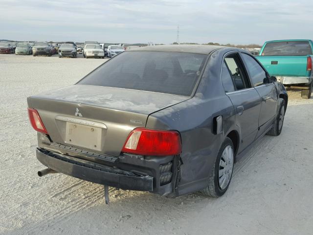 4A3AA46G53E199256 - 2003 MITSUBISHI GALANT ES GRAY photo 4