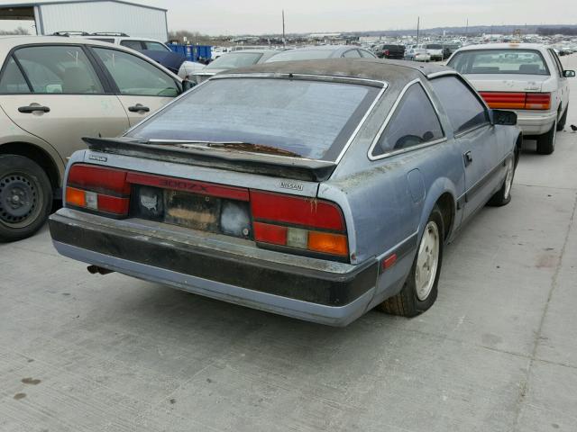 JN1HZ16S0EX020306 - 1984 DATSUN 300ZX 2+2 SILVER photo 4