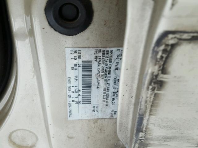 1FMRU15W74LA69847 - 2004 FORD EXPEDITION TAN photo 10