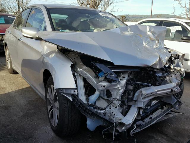 1HGCR2F38FA147736 - 2015 HONDA ACCORD LX SILVER photo 1