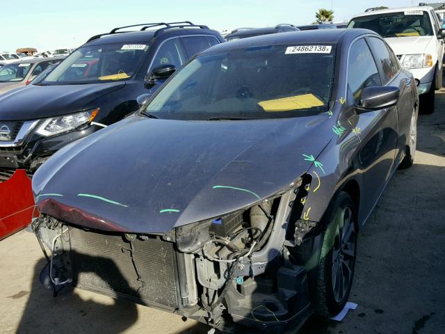 1HGCR2F57DA209285 - 2013 HONDA ACCORD SPO BROWN photo 2