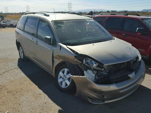 5TDZA23CX5S309811 - 2005 TOYOTA SIENNA CE GOLD photo 1