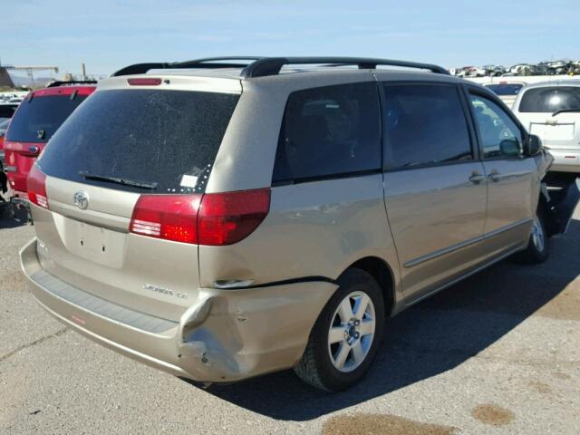 5TDZA23CX5S309811 - 2005 TOYOTA SIENNA CE GOLD photo 4