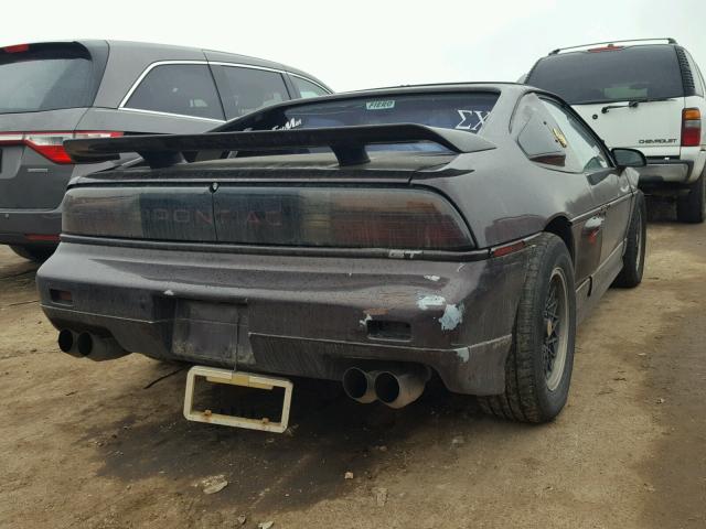 1G2PG1190JP203254 - 1988 PONTIAC FIERO GT PURPLE photo 4