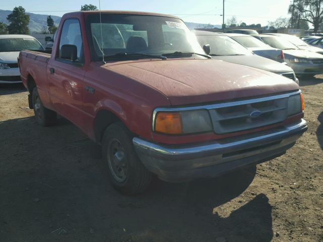 1FTCR10A4VUB81556 - 1997 FORD RANGER RED photo 1