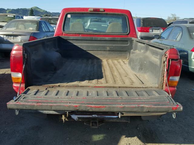 1FTCR10A4VUB81556 - 1997 FORD RANGER RED photo 6