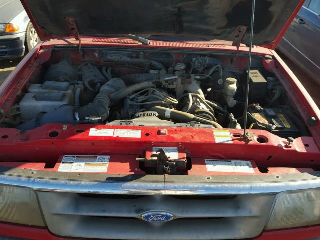 1FTCR10A4VUB81556 - 1997 FORD RANGER RED photo 7