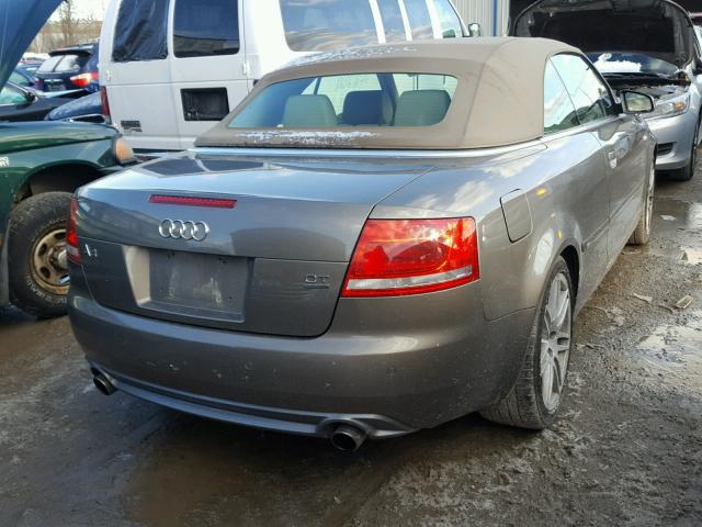 WAUDF48H59K010250 - 2009 AUDI A4 2.0T CA BROWN photo 4