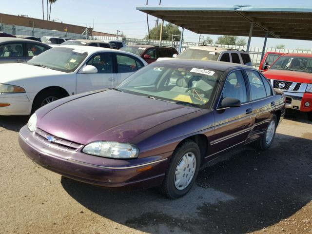 2G1WL52M9V9231631 - 1997 CHEVROLET LUMINA BAS იასამნისფერი ფოტო 2