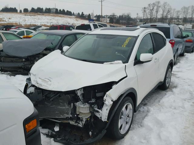 3CZRU6H75GM755100 - 2016 HONDA HR-V EXL WHITE photo 2