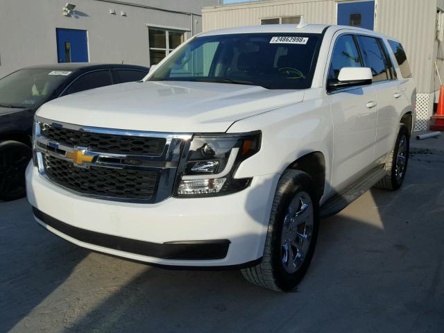 1GNLC2ECXFR545492 - 2015 CHEVROLET TAHOE POLI WHITE photo 2