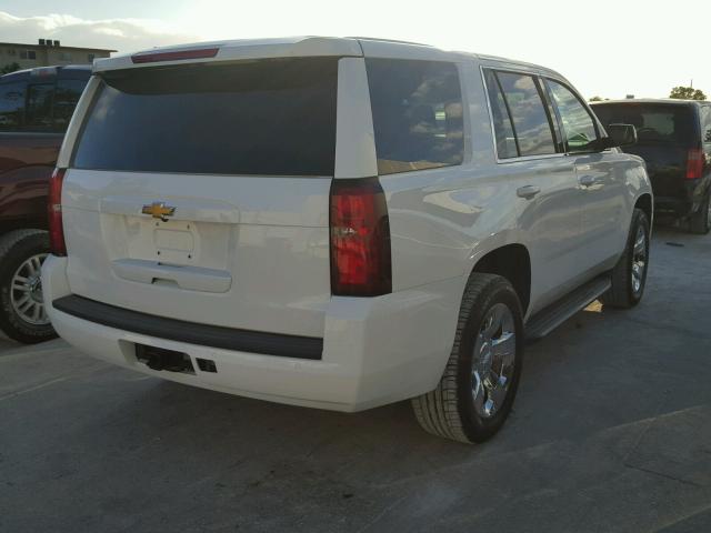 1GNLC2ECXFR545492 - 2015 CHEVROLET TAHOE POLI WHITE photo 4