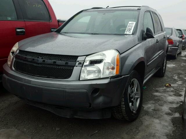 2CNDL13F566115946 - 2006 CHEVROLET EQUINOX LS GRAY photo 2