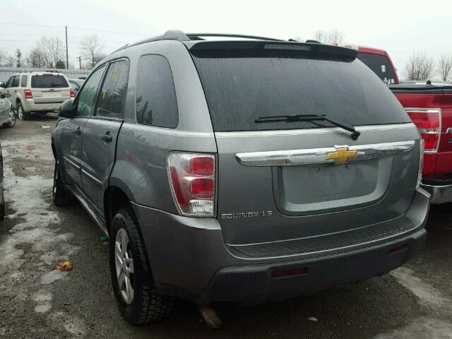 2CNDL13F566115946 - 2006 CHEVROLET EQUINOX LS GRAY photo 3