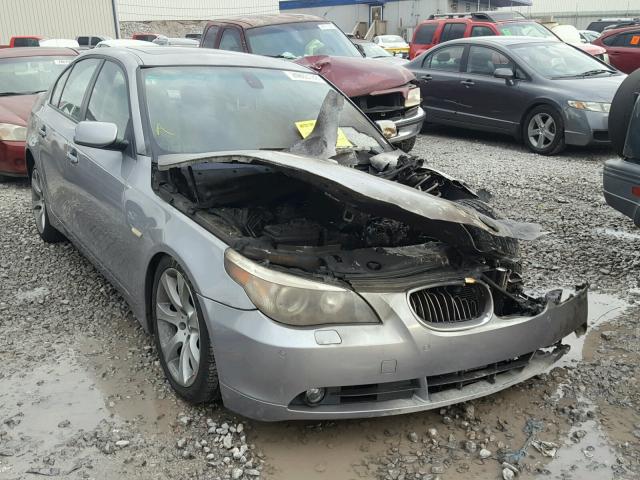 WBANB53536CP03245 - 2006 BMW 550 I SILVER photo 1