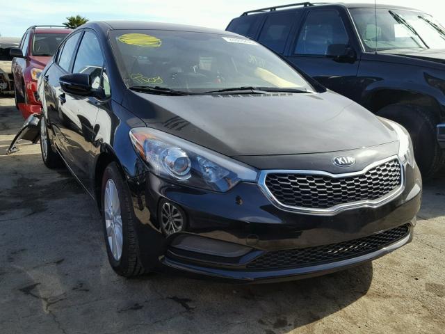 KNAFX4A66G5439519 - 2016 KIA FORTE LX BLACK photo 1