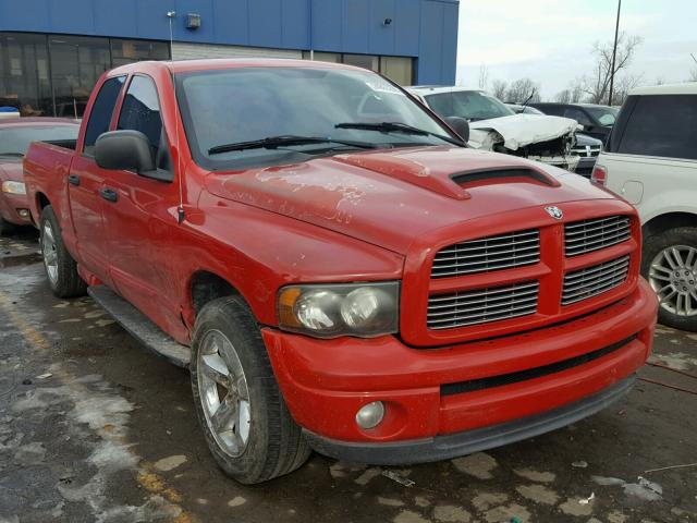 1D7HU18DX4J246676 - 2004 DODGE RAM 1500 S RED photo 1