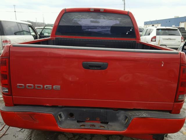 1D7HU18DX4J246676 - 2004 DODGE RAM 1500 S RED photo 6