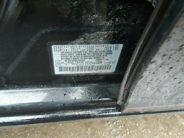 3N1AB7AP9GY326398 - 2016 NISSAN SENTRA S BLACK photo 10