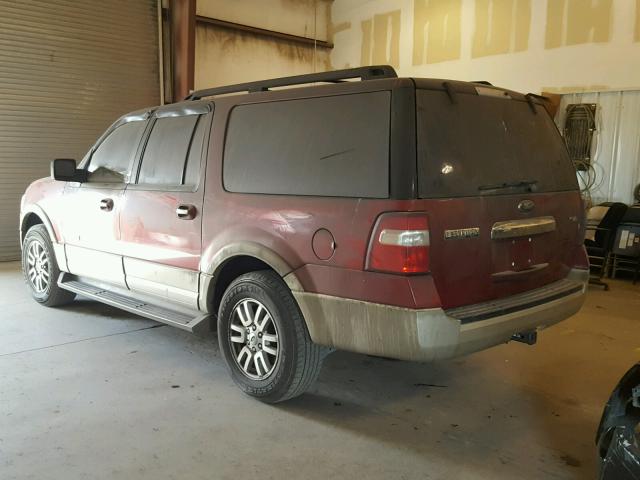 1FMFK17568LA31531 - 2008 FORD EXPEDITION MAROON photo 3