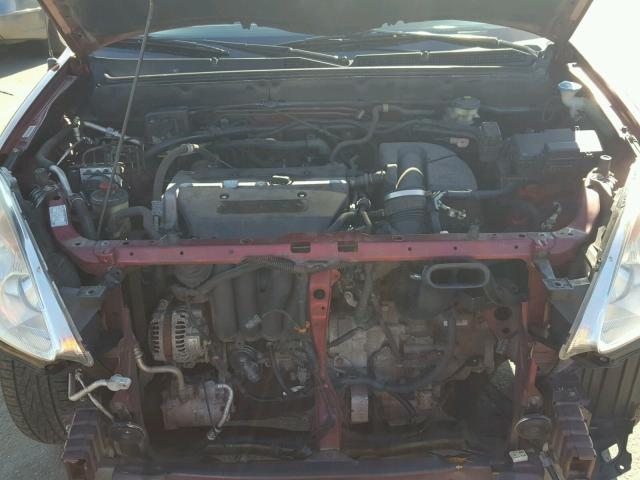 JHLRD78886C006864 - 2006 HONDA CR-V EX RED photo 7