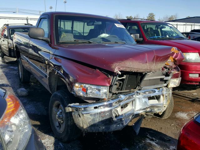 1B7HF16Y9YS605834 - 2000 DODGE RAM 1500 RED photo 1