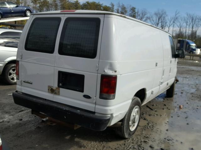 1FTNE14W38DB41550 - 2008 FORD ECONOLINE WHITE photo 4