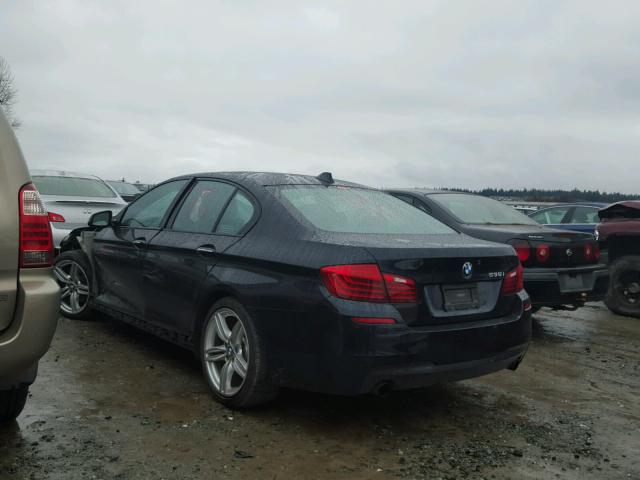 WBA5B1C51ED483850 - 2014 BMW 535 I BLUE photo 3