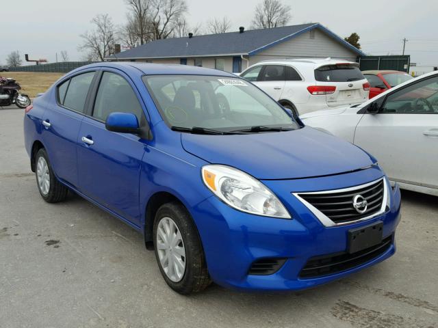 3N1CN7AP8DL881724 - 2013 NISSAN VERSA S BLUE photo 1