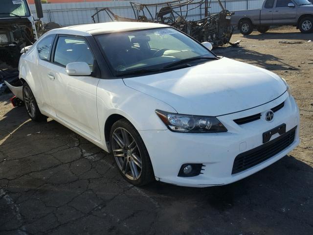 JTKJF5C74B3010808 - 2011 TOYOTA SCION TC WHITE photo 1