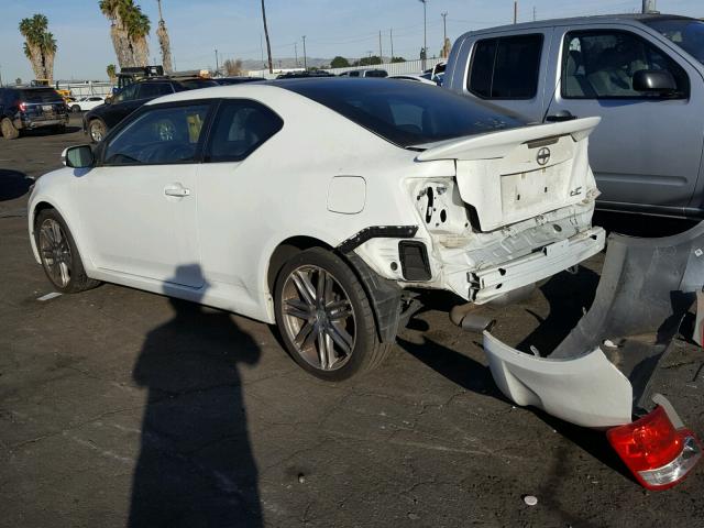 JTKJF5C74B3010808 - 2011 TOYOTA SCION TC 白色 照片 3